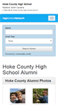 Mobile Screenshot of hokecountyhighschool.org